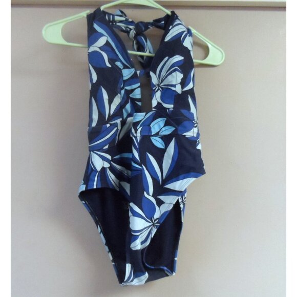 Adore Me Women's Bathing Suite Swimwear One Piece ADM47 Blue Size Medium - Picture 1 of 3